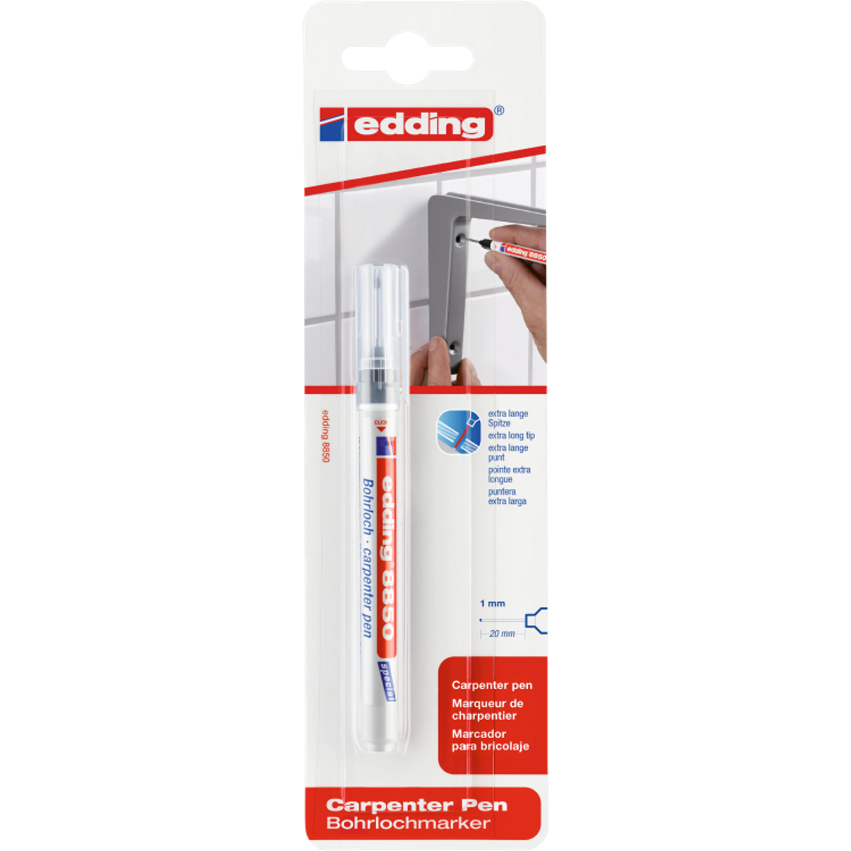 8850/1 Bl Rep Carpenter Pen Black (Box of 5)