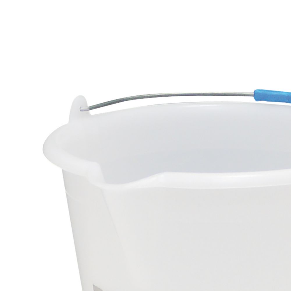 Refina  Plastic Gauging Bucket White 18Ltr