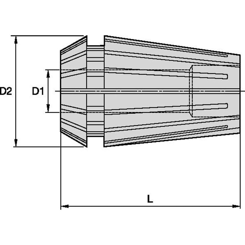 8ER035m ER8 Collet 3.50mm