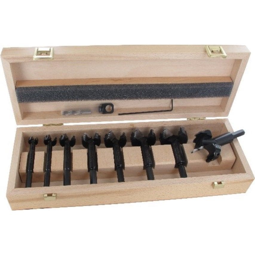 8PCS Bormax 2.0 Prima Pilot Guided 15, 20, 25, 30, 35, 40, 45, 50 mm, in Wooden Box, 1624508