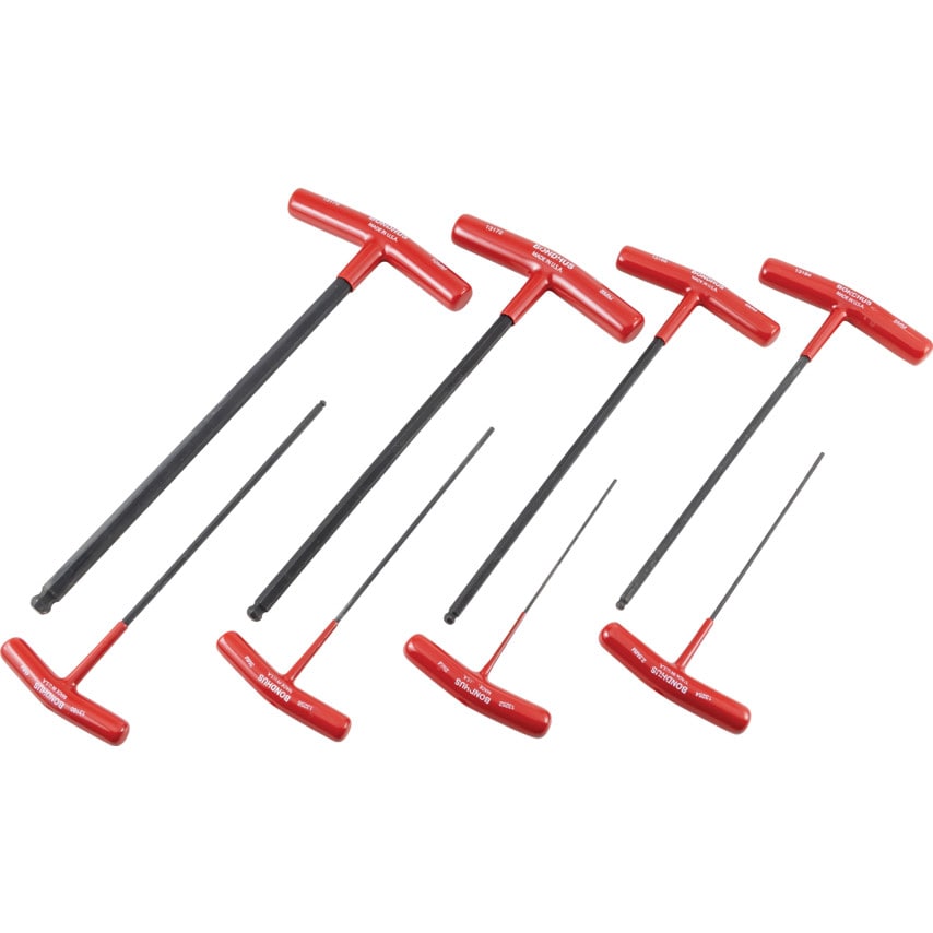 8-Piece Metric T-handled Ball Driver Set
