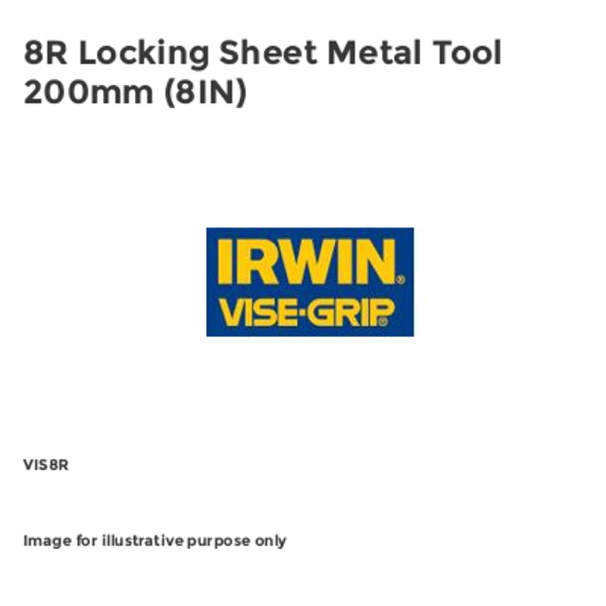 8R Locking Sheet Metal Tool 200mm (8IN)