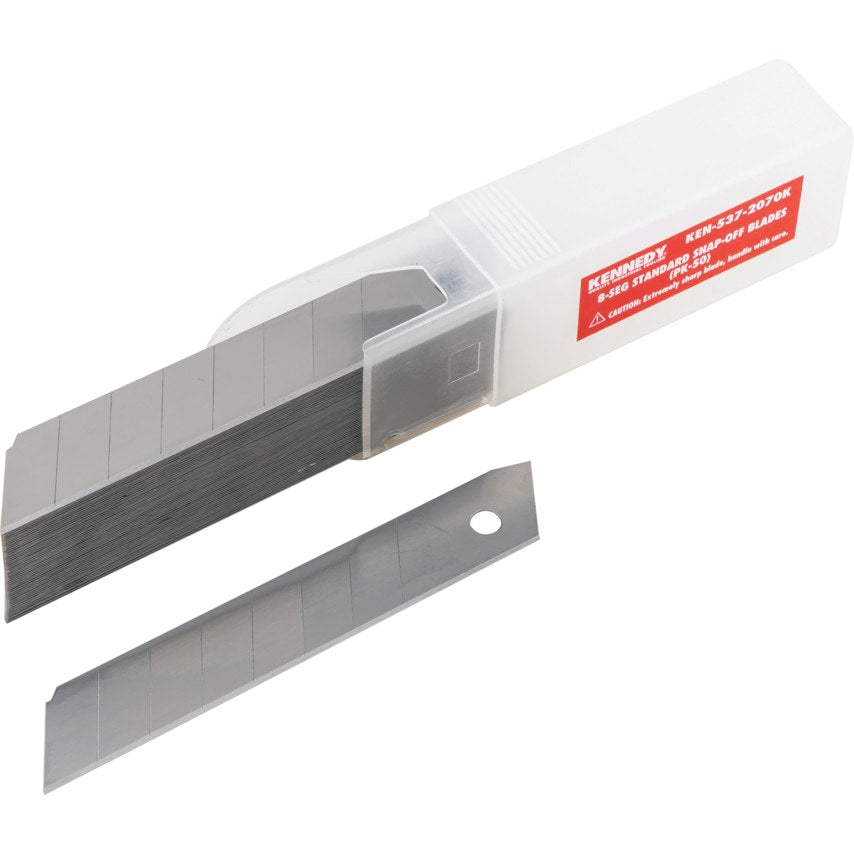 8-SEG Standard Snap-off Blades, Pack of 50