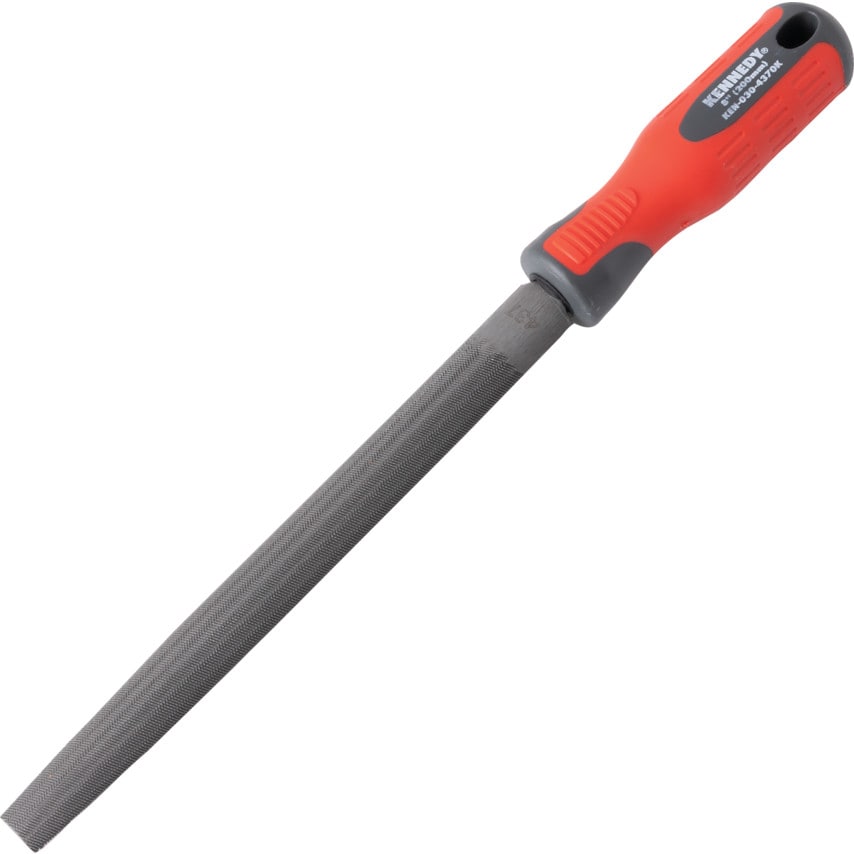 8" (200MM) H/Round Smooth Engineers File + Handle
