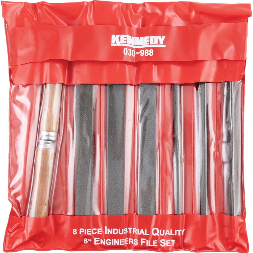8" (200MM) Second Cut Engineers File Set-8Pce
