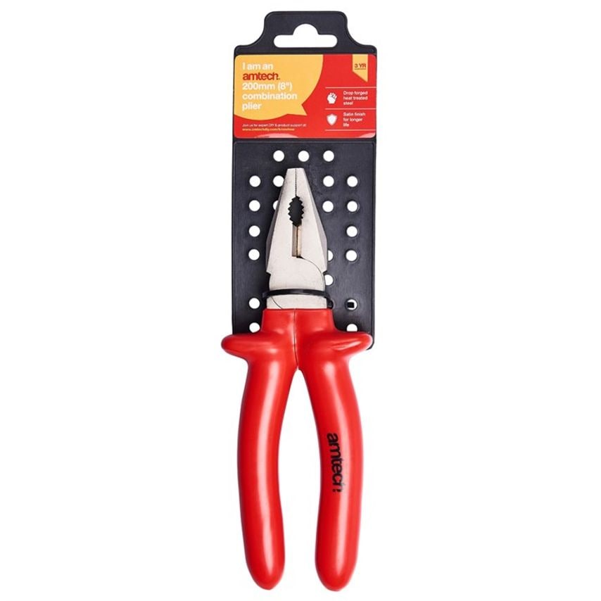 8" Combination Pliers with Slip Guard Handles