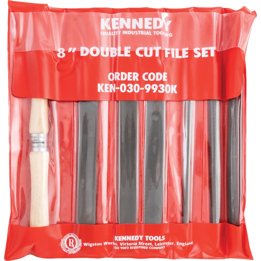 8" Double Cut Engineers File Set-8Pce