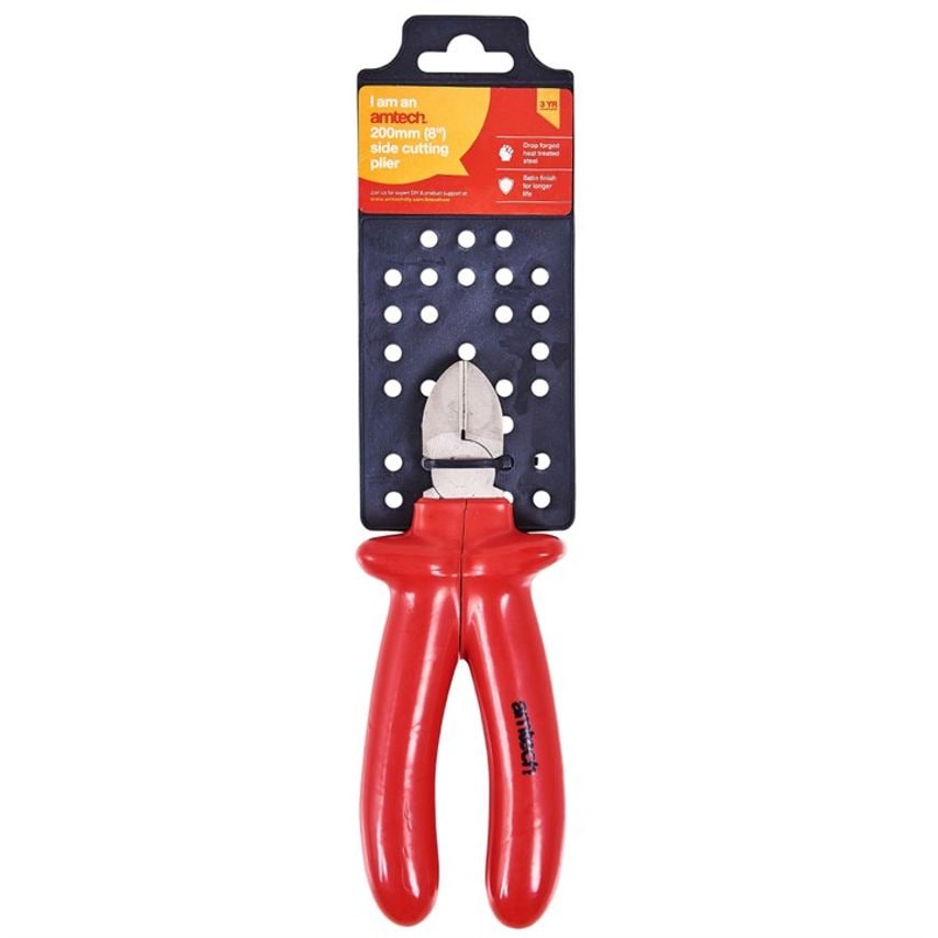 8" Side Cutter Pliers with Slip Guard Handles