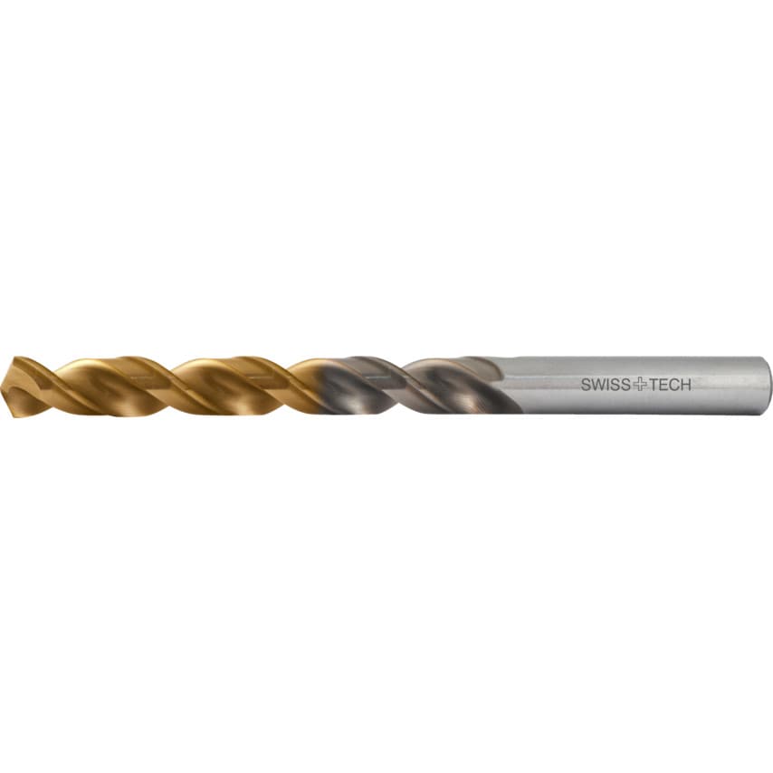 9.00MM HSS-Cobalt High Helix Drill TiN Tipped