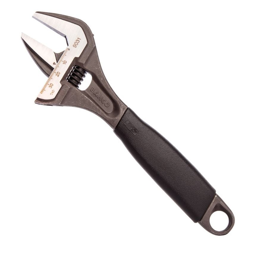 9031 Adjustable Wrench 8IN/200mm - 38mm Extra Wide Jaw Capacity