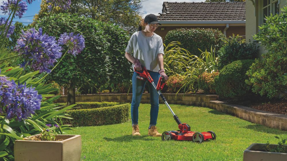 Einhell  GE-CT 18/28 Li TC-Solo 18V Li-Ion Power X-Change  Cordless Grass Trimmer with Cart - Bare