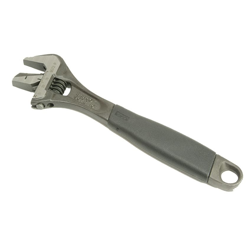 9072P Black ERGO Adjustable Wrench Reversible Jaw 250mm (10in) BAH9072P