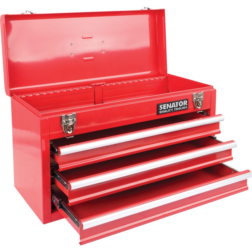 90 Piece Workshop Engineer Tool Kit In Top Tool Chest