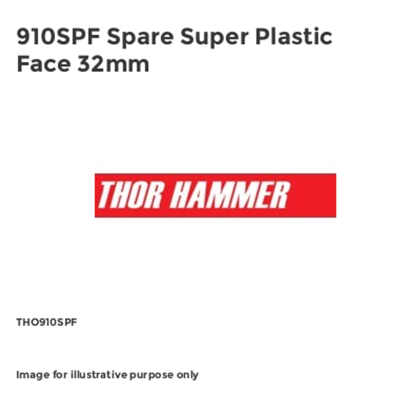 910SPF Spare Super Plastic Face 32mm THO910SPF