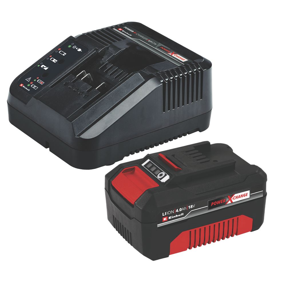 Einhell TE-AG 18/115 Li 18V 1 x 4.0Ah Li-Ion Power X-Change 4.5"  Cordless Angle Grinder