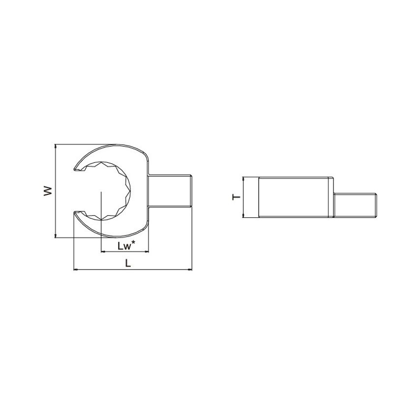 9*12 Size 12mm Flare End Fitting BS-7425-12