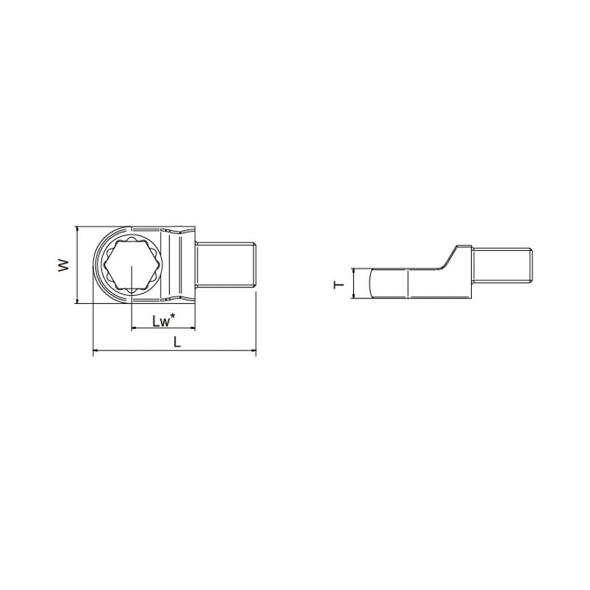9*12 Size 22mm Ring End Fitting BS-7421-22