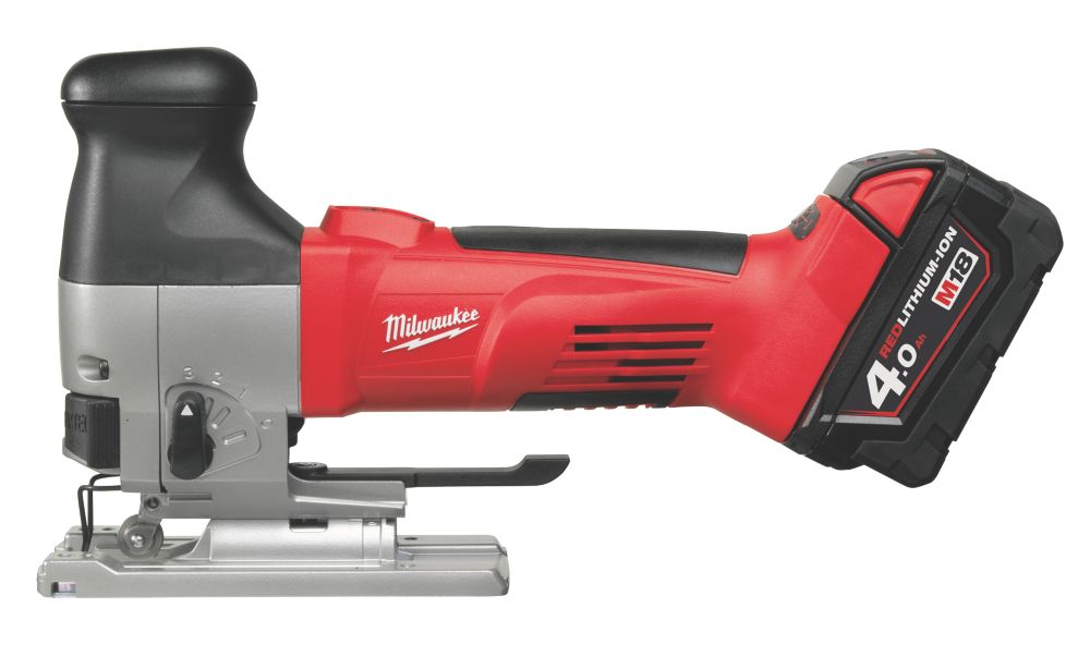 Milwaukee HD18JSB-402C 18V 2 x 4.0Ah Li-Ion RedLithium  Cordless Body-Grip Jigsaw