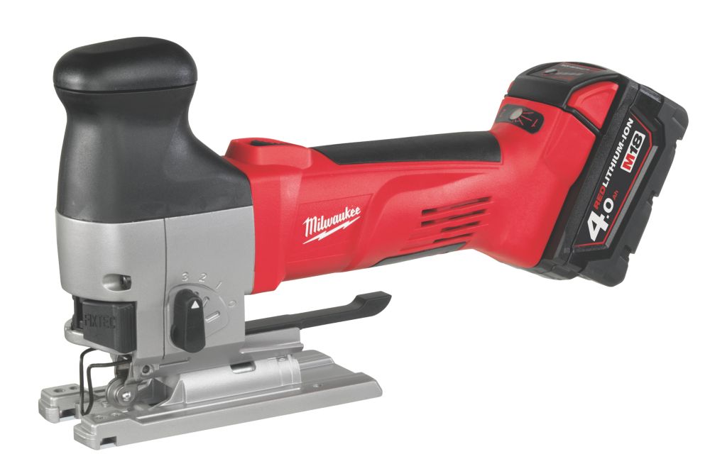 Milwaukee HD18JSB-402C 18V 2 x 4.0Ah Li-Ion RedLithium  Cordless Body-Grip Jigsaw