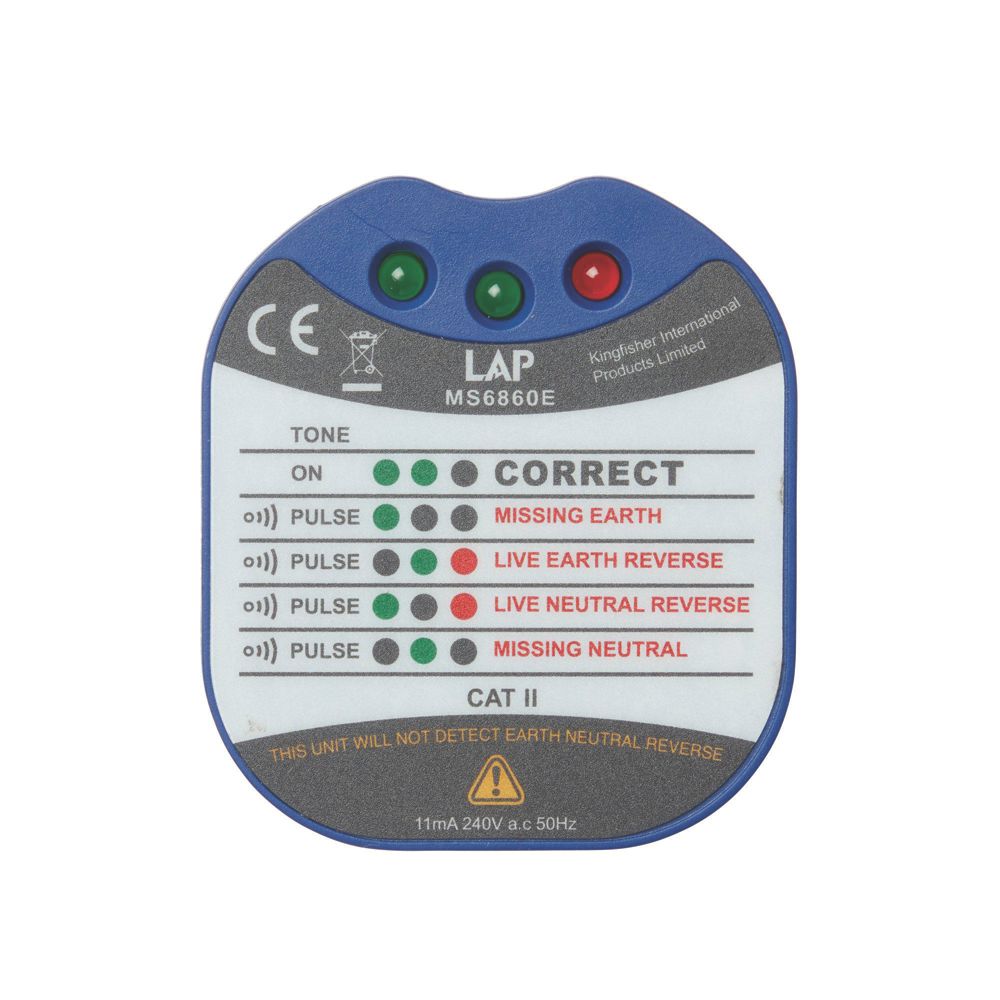 LAP  16A Socket Tester 230V AC
