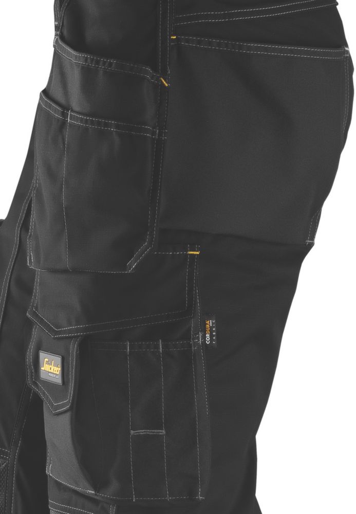Snickers 3223 Floorlayer Trousers Grey / Black 41" W 32" L