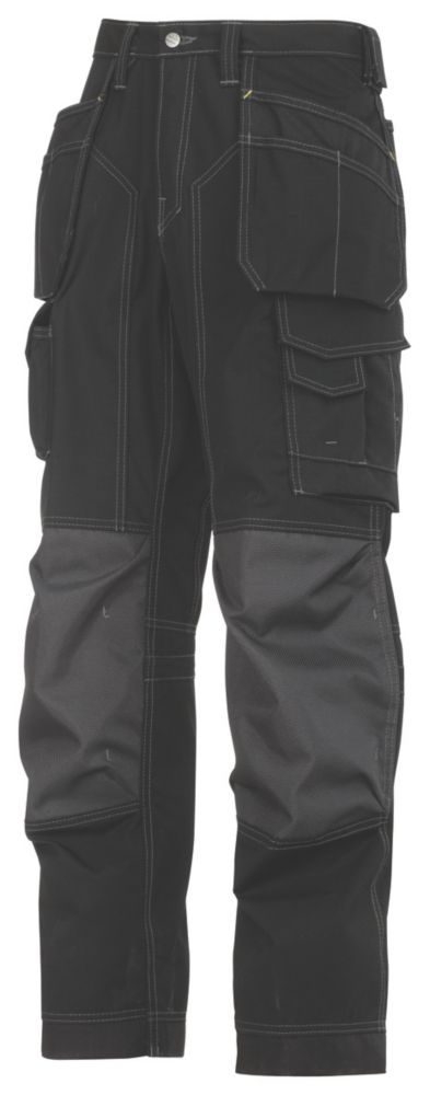 Snickers 3223 Floorlayer Trousers Grey / Black 41" W 32" L