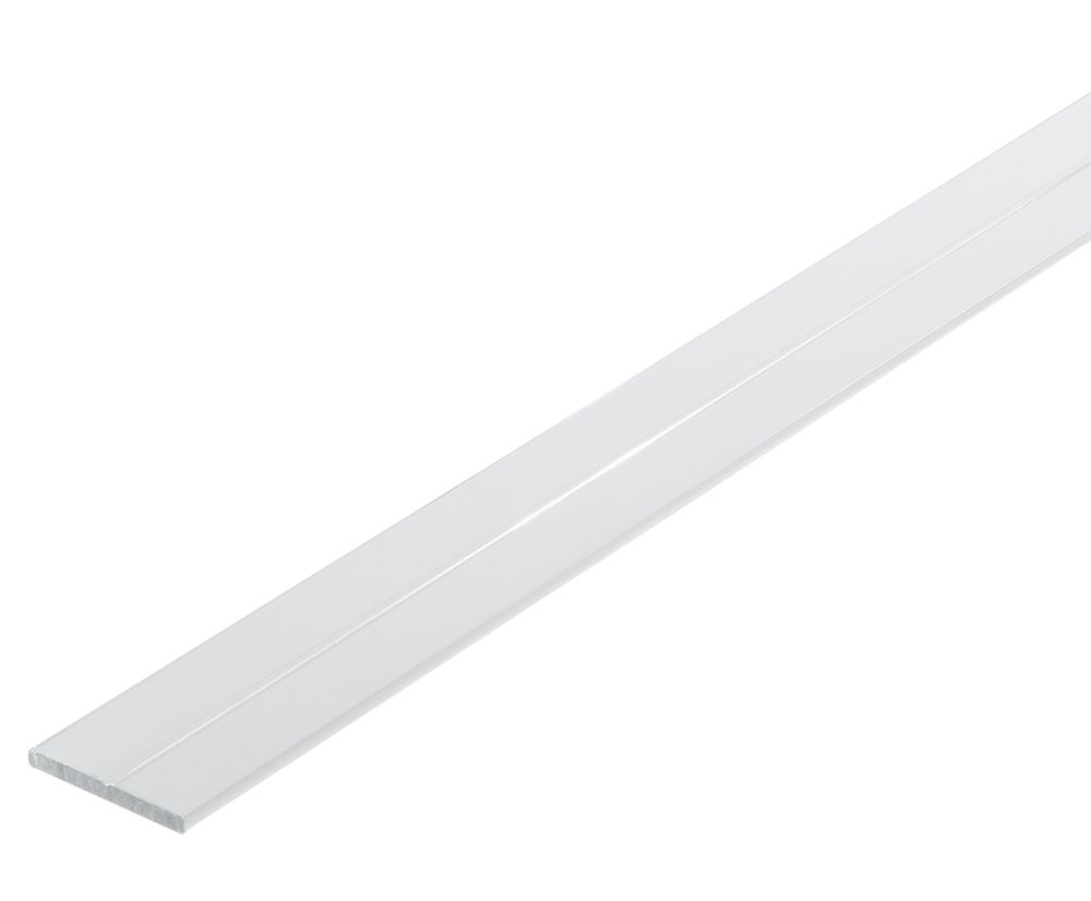Rothley White Plastic Flat Bar 1000mm x 16mm x 2mm