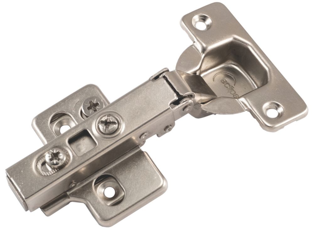 Eclipse 99020 Steel 105ř Soft Close 3D Adjustable Cabinet Hinges 64mm 2 Pack
