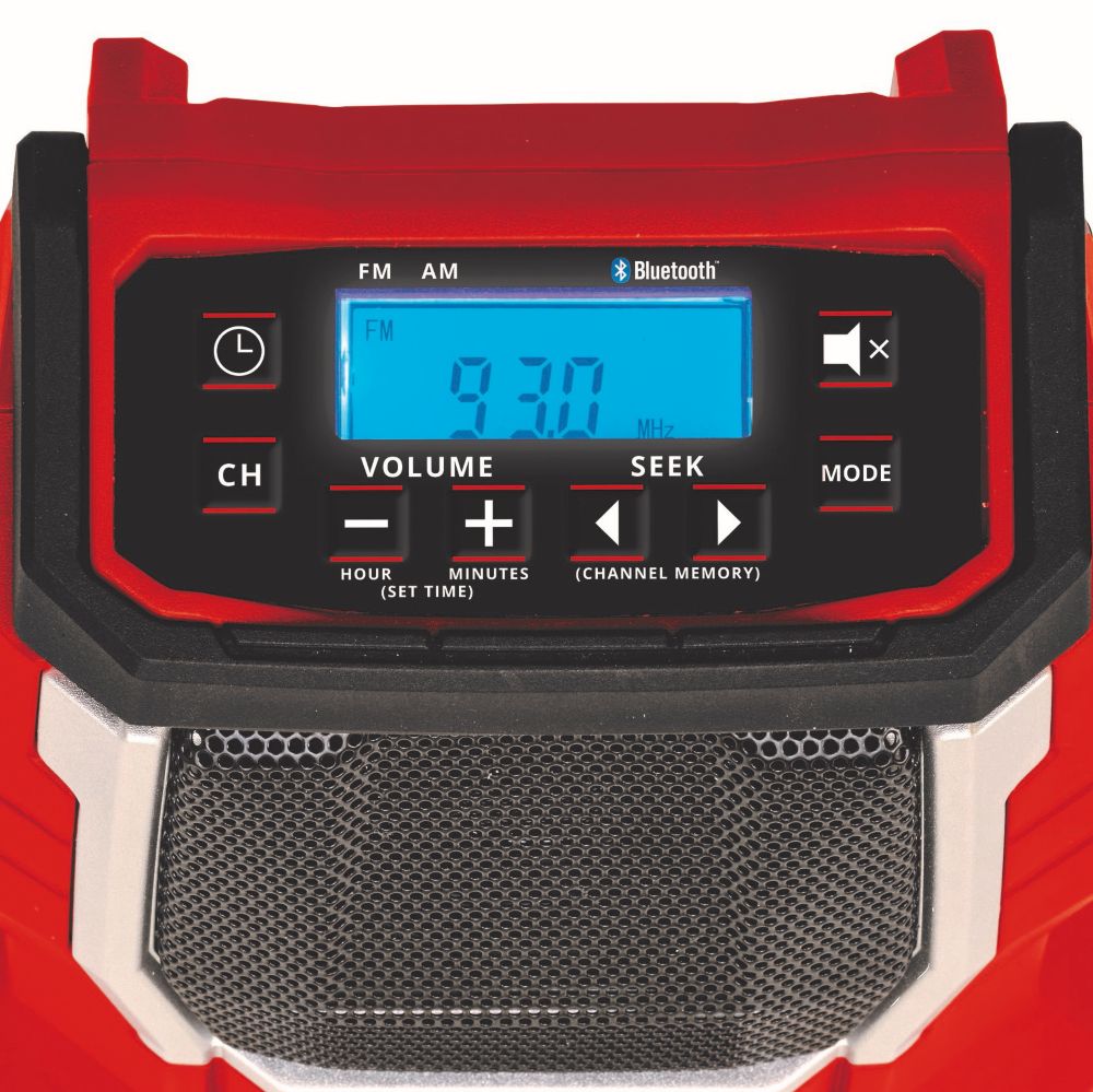 Einhell TC-RA 18 Li BT - Solo 18V Li-Ion Power X-Change AM / FM Radio - Bare