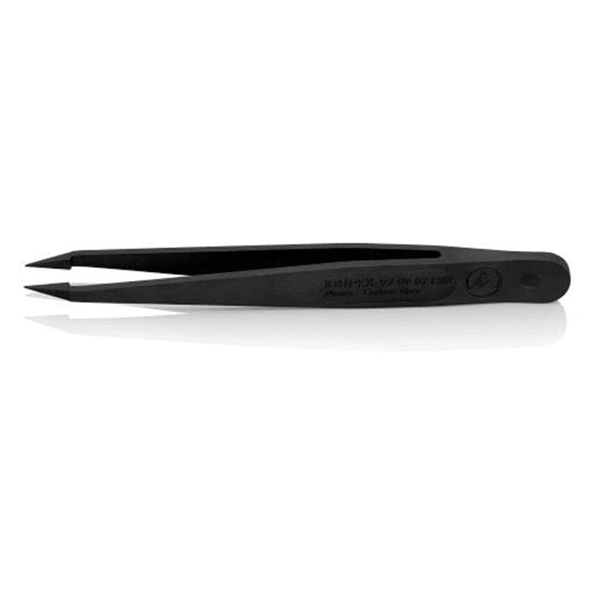 92 09 02 ESD Plastic Tweezers ESD Black