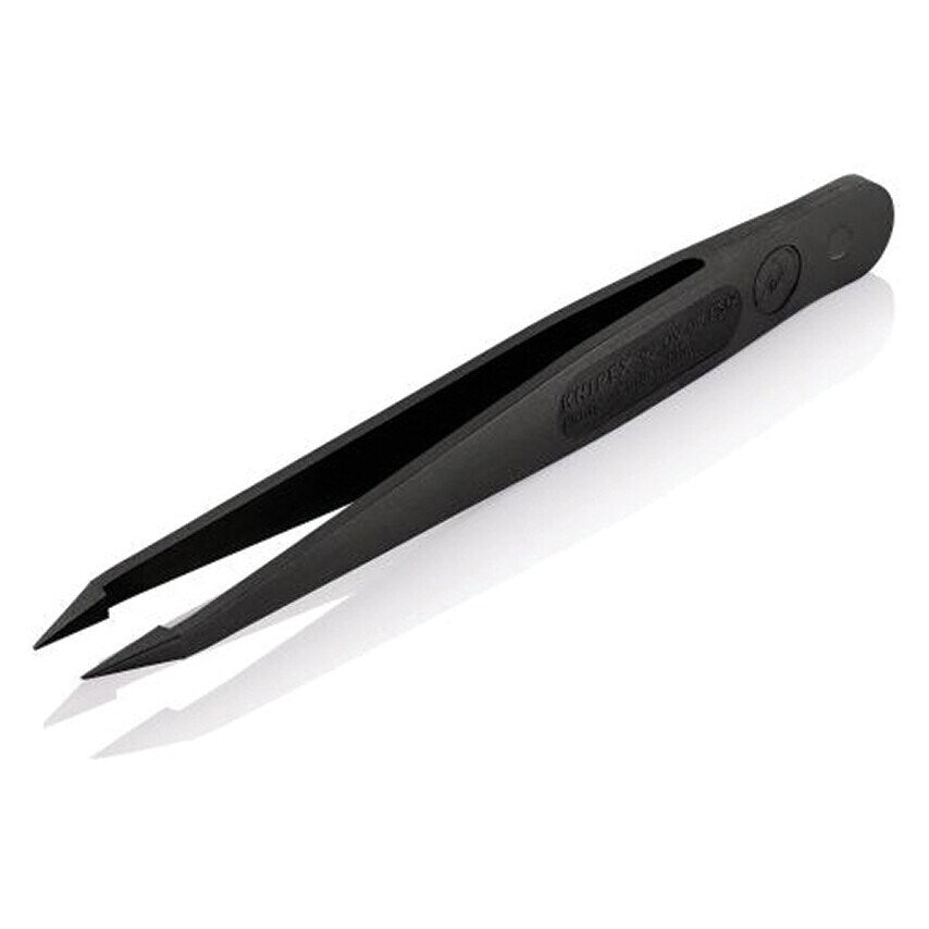 92 09 02 ESD Plastic Tweezers ESD Black