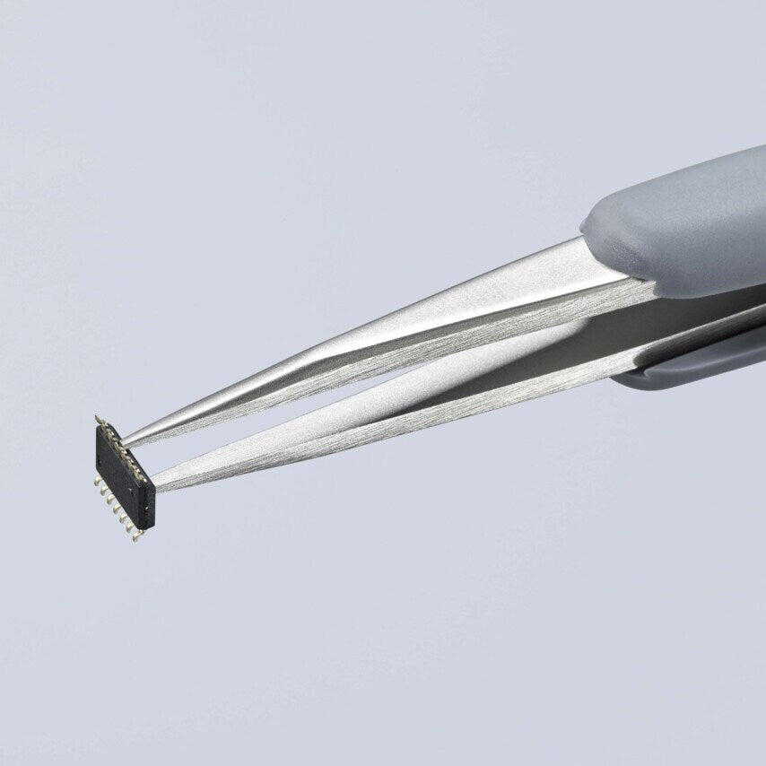 92 21 10 ESD Precision Tweezers Rubber Handles ESD 123 mm