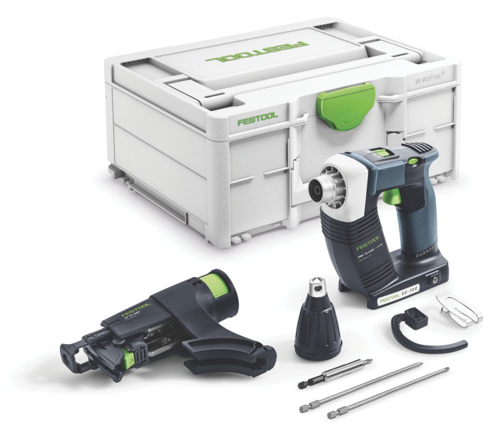 Festool DWC 18-4500-Basic 18V Li-Ion Airstream Brushless Cordless Drywall Screwdriver - Bare