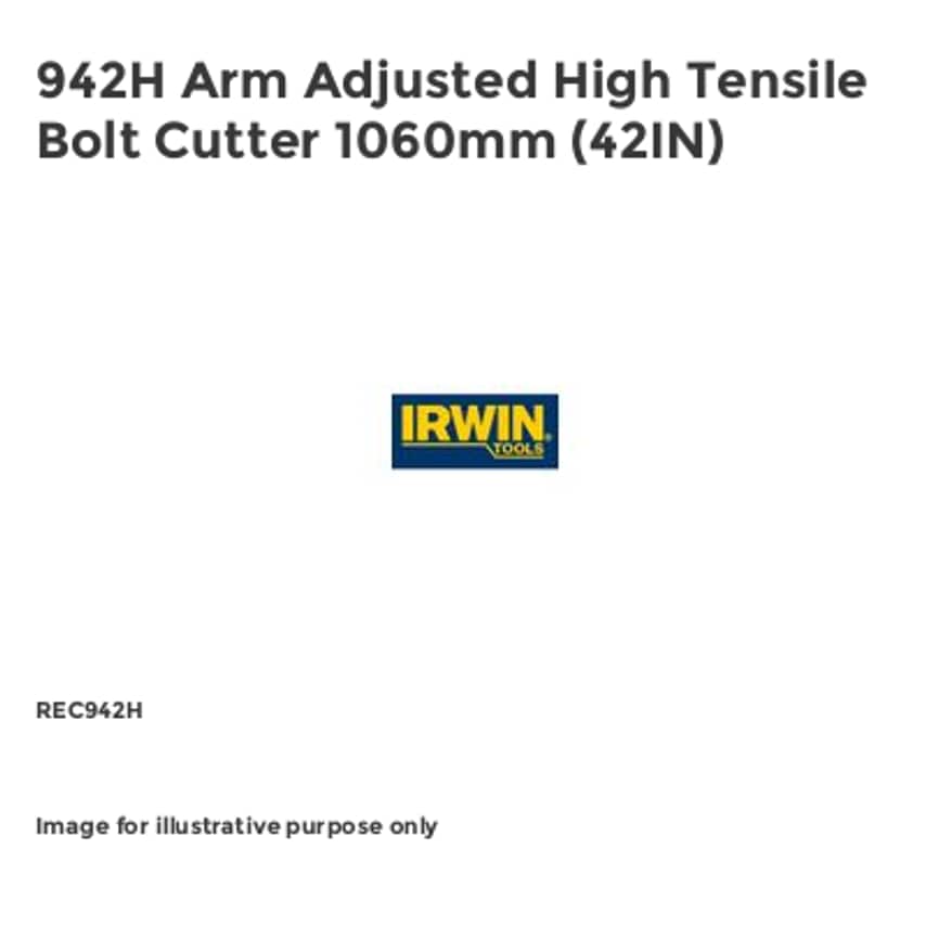 942H Arm Adjusted High Tensile Bolt Cutter 1060mm (42IN)