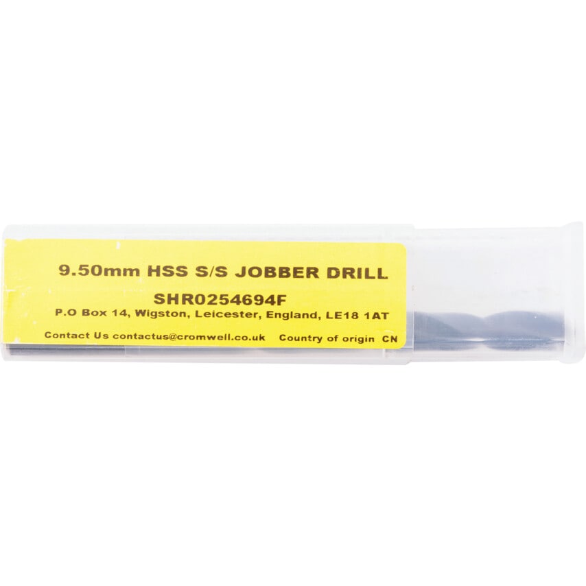 9.50mm HSS S/S Jobber Drill