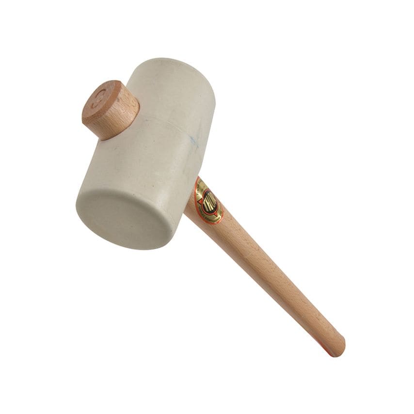 954W White Rubber Mallet 74mm 970g THO954W