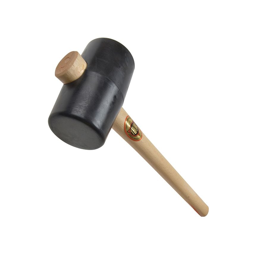 954 Black Rubber Mallet 74mm 800g THO954