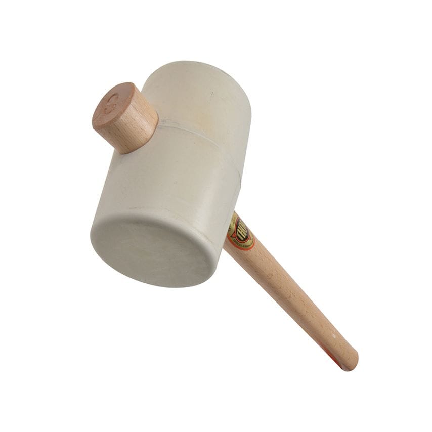 957W White Rubber Mallet 90mm 1450g THO957W