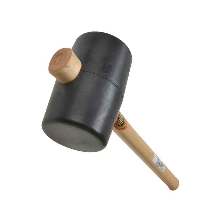 957 Black Rubber Mallet 90mm 1200g THO957