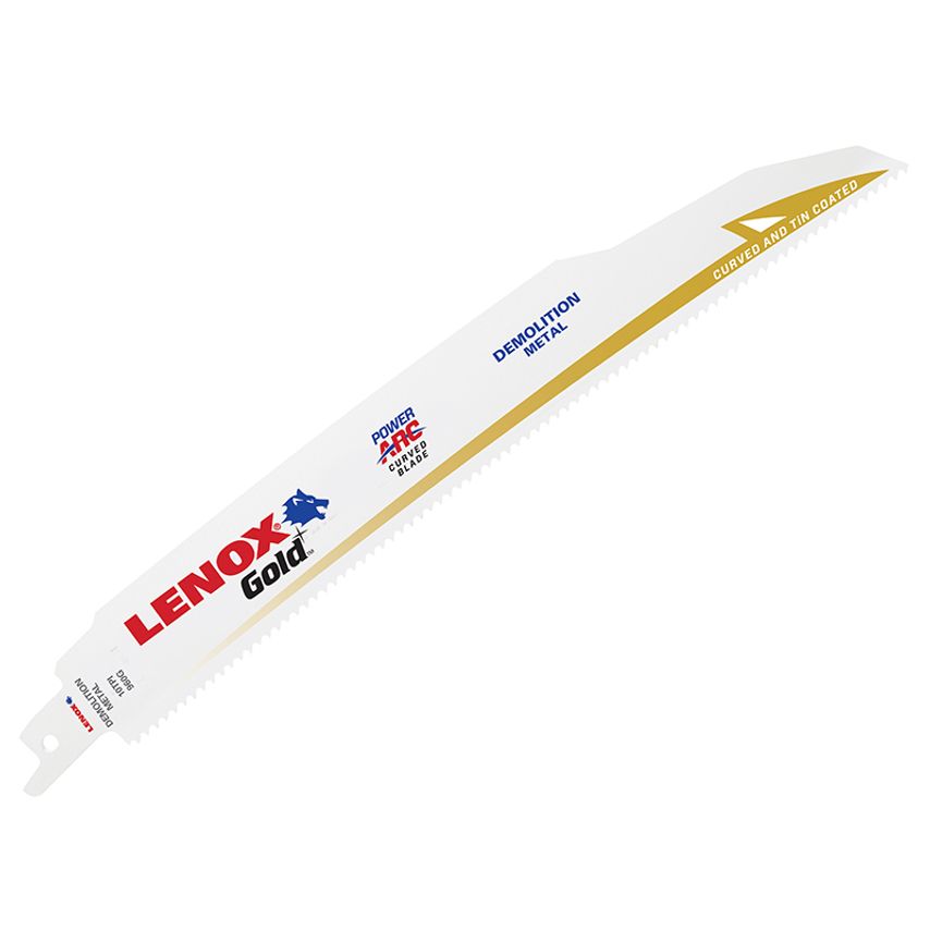 960GR Gold Demolition Reciprocating Saw Blades 230mm 10 TPI (Pack 5) LEN960GR