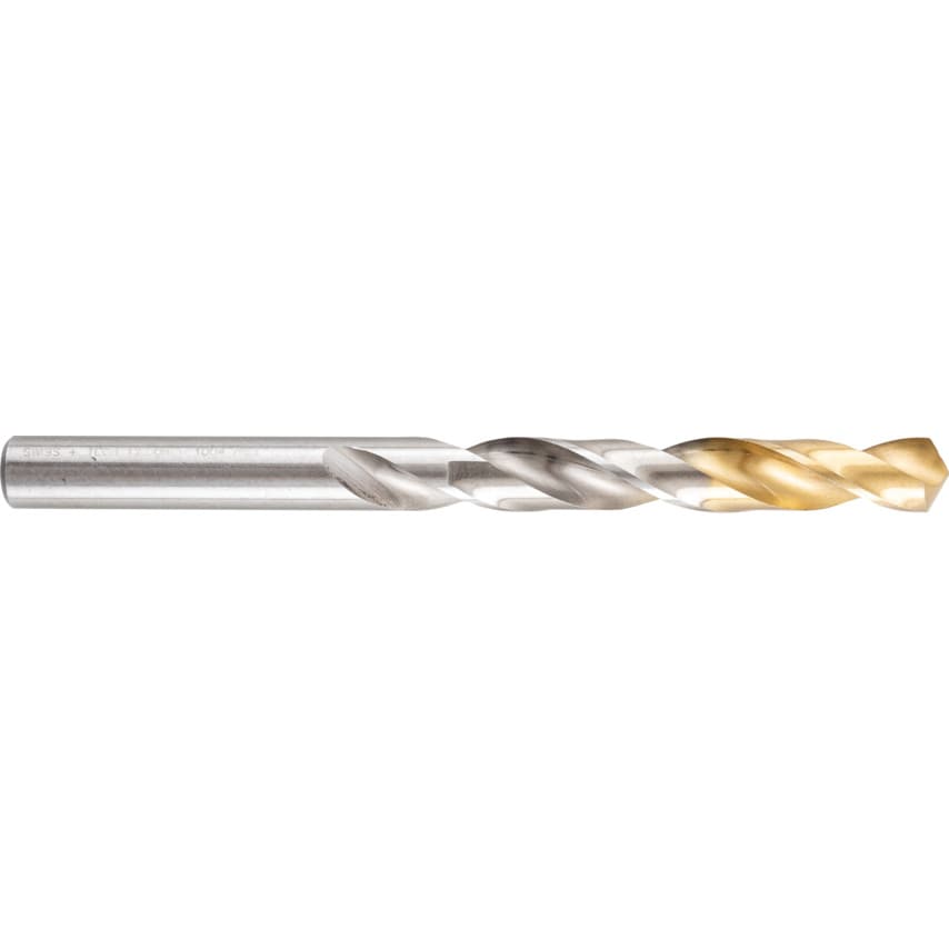 9.60MM HSS Straight Shank Jobber Drills - TiN Tipped