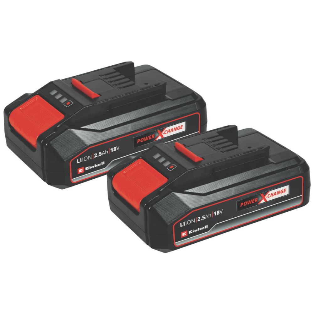 Einhell CB 18V 2.5Ah Li-Ion Power X-Change Batteries 2 Pack
