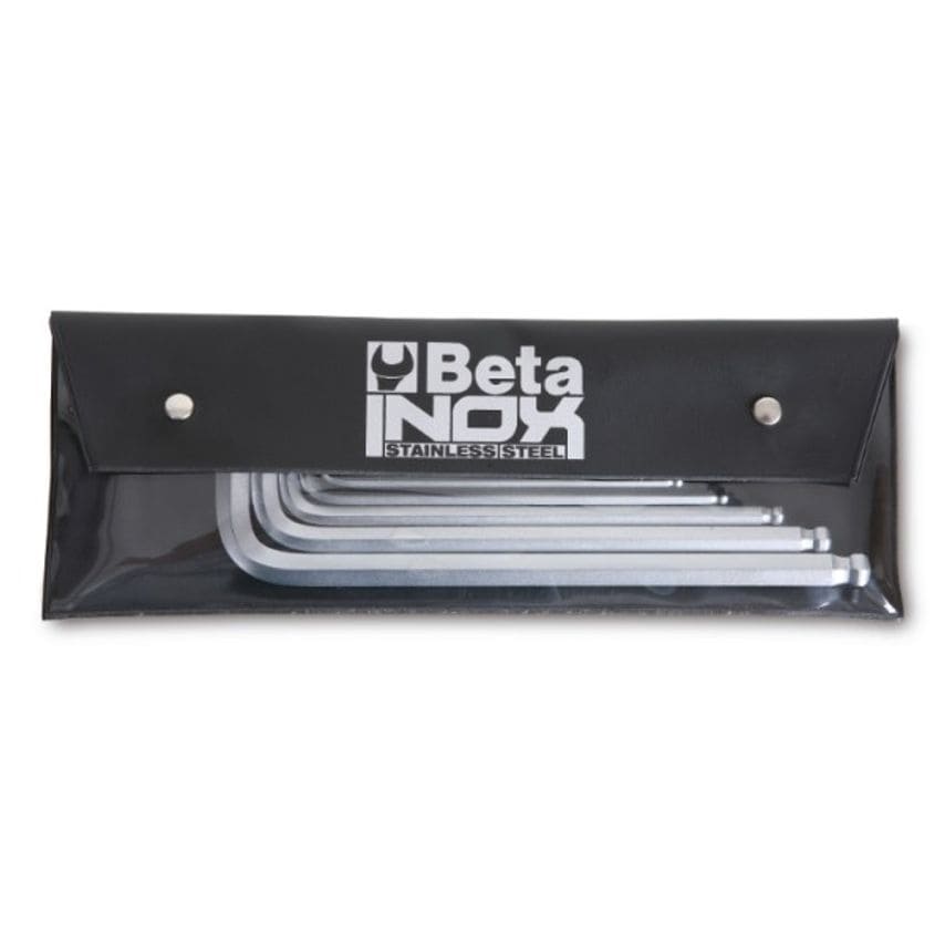 96BPinOX/B9-Set of 9 Hex Wrench In Wallet