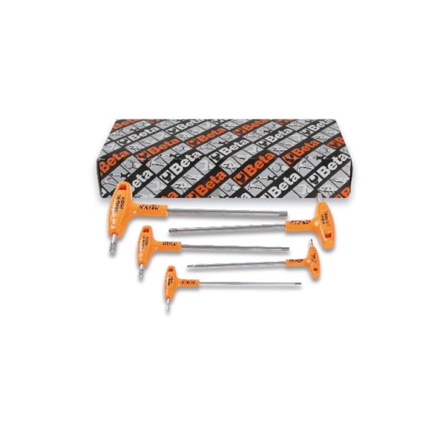 96TINOX/S5-Set 5 Off Set Hexagon Key Wrench