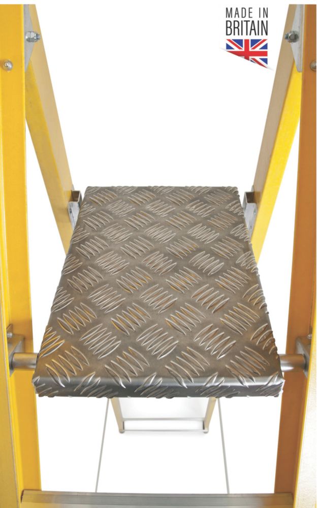 Lyte Fibreglass 2.74m 10 Step Platform Step Ladder