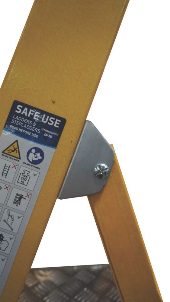Lyte Fibreglass 2.74m 10 Step Platform Step Ladder