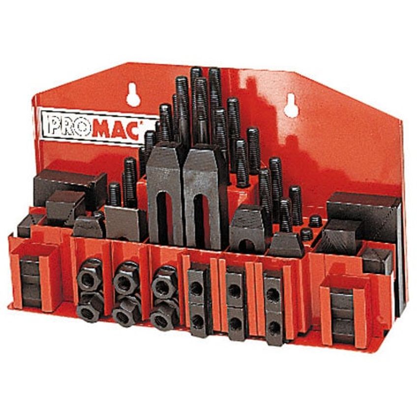 9763 Clamping Tool Set NW12, M10, 52 Pieces