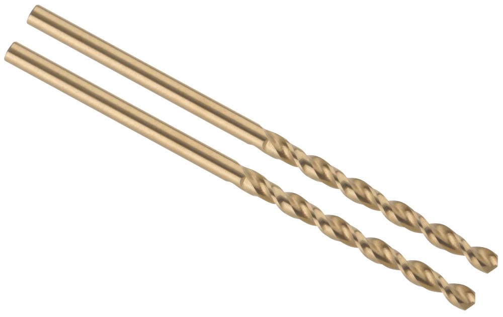 DeWalt Extreme Straight Shank Metal Drill Bits 2.5mm x 57mm 2 Pack
