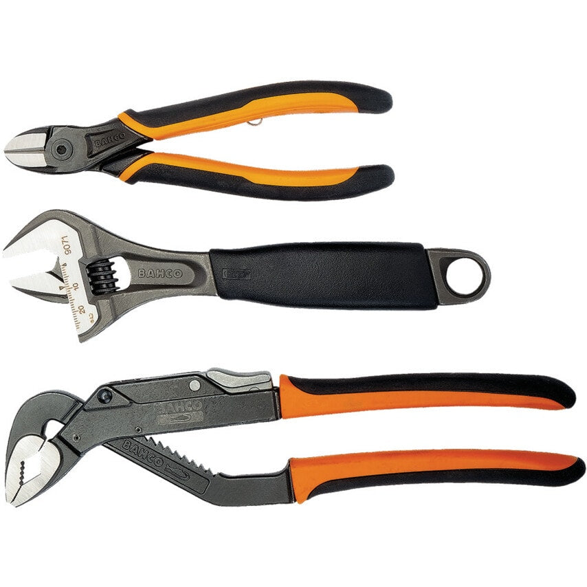 9853 Pliers & Wrench Set 3-PCE