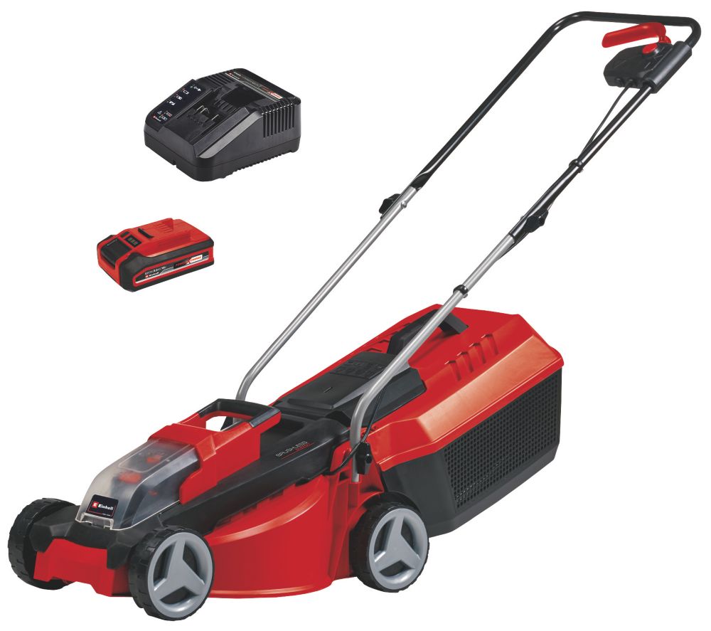 Einhell GE-CM 18/30 Li 18V 1 x 3.0Ah Li-Ion Power X-Change Brushless Cordless 30cm Lawn Mower